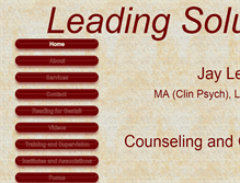 Tablet Screenshot of jaylevin.net